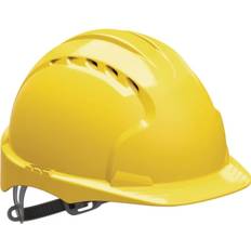 Cappelli JSP Elmetto di Sicurezza evo con Chiusura Fascia, Giallo, Ventilato