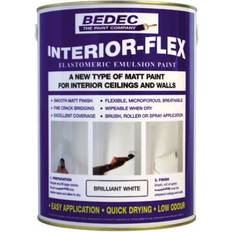 Paint Bedec Interior-Flex Elastomeric Emulsion Wall Paint White 2.5L