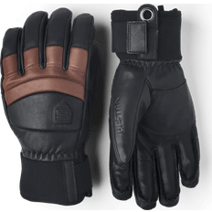 Braun - Skifahren Handschuhe Hestra Fall Line 5 Finger - Blau/Brown