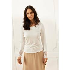 Vivian Bluse, Farve: Hvid, Størrelse: XXL, Dame