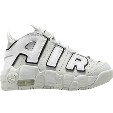 White Basketball Shoes Nike Air More Uptempo PS - Photon Dust/White/Black/Metallic Silver