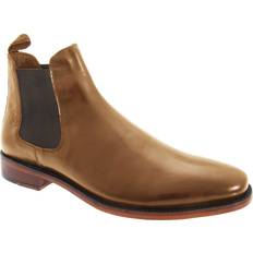 Twin Gusset All Leather Chelsea Boots Tan