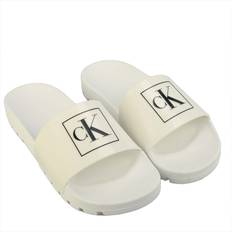 Calvin Klein Slides Calvin Klein Women's Womens Retro Tennis Sliders White