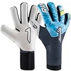 Azul Guantes de portero rinat Nkam Semi Azul Guantes Fútbol Junior talla