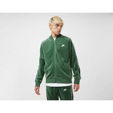 Nike White Outerwear Nike Sportswear Club Velour Jacket Green