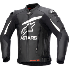 Women Motorcycle Jackets Alpinestars GP Plus V4 Leather Jacket - Black/White Woman