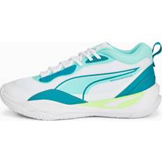 Puma Playmaker Pro Basketballschuhe Für Herren, Weiß/Blau, Größe: 40.5, Schuhe