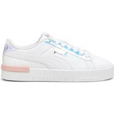 Puma Kids Jada Crystal Wings Trainers in Leather White