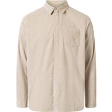 Beige - Flanellskjortor Knowledge Cotton Apparel REGULAR FIT CORDUROY SHIRT Beige