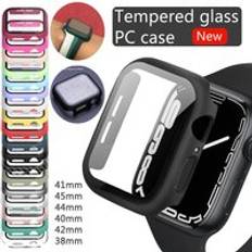 Tempered Glass+Watch Case For Apple Watch 8 SE
