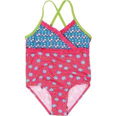 Sleeveless Bathing Suits Playshoes Kinder UV-Schutz Badeanzug Blumen - Pink