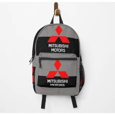 White - Women School Bags Famgem Backpack Mitsubishi white School Bag Travel 15"