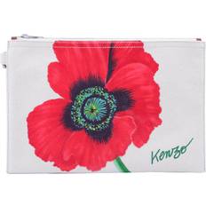 Women Clutches Kenzo Ladies Poppy Clutch Bag In Ecru