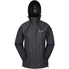Nylon Children's Clothing Mountain warehouse 11-12 Years, Black Childrens/Kids Pakka Waterproof Jacket