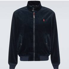 Corduroy - Unisex Jackets Polo Ralph Lauren Blouson Zippe Avec Doublure Tartan - Navy