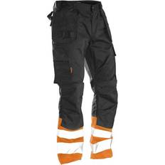 Jobman 2513 Håndværkerbukser - Orange/Sort