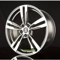 Autovelgen 4x itwheels anna gloss anthracite polished 8.5x20 et35 lk5/112 ml66.5 felgen