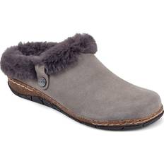 Fur Outdoor Slippers Earth Elena Clog Women's Grey Clogs