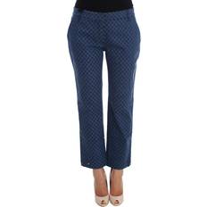 Dolce & Gabbana Woman Jeans Dolce & Gabbana Polka Stretch Capri Jeans IT38