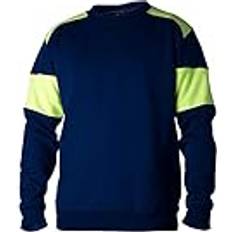 Gula - Herr - Sweatshirts Tröjor Top Swede sweatshirt 221, Navy/Hi-Vis gul