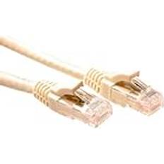 Kabler ACT Ivory 2 Meter U/UTP CAT6 Patch Cable IK8402 2m