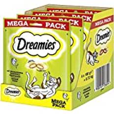 Dreamies Husdjur Dreamies Klassiska kattsnacks kattgodis krispig krämig fyllning, 4