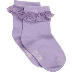 Lilla - Piger Undertøj Minymo Ankelstrømper Lavender Strømper