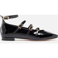 ALOHAS Højhælede sko ALOHAS Luke Onix Coffee Brown Leather Ballet Flats - Black