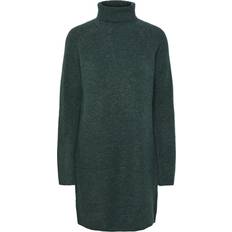 Pieces Pcellen Knitted Dress - Dark Green
