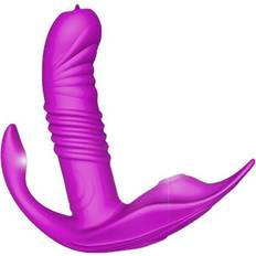 House Of Glass G-Spot, Anus and Clitoral Vibrator Purple