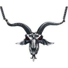 Alchemy Gothic Halskæde Baphometica Unisex sølvfarvet