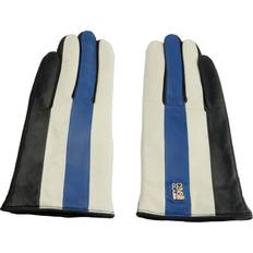 Multicoloured - Women Gloves & Mittens Cavalli Class Blue Leather Di Lambskin Glove