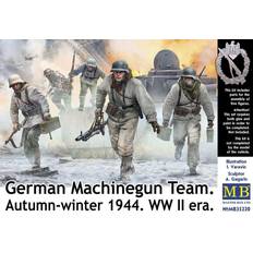 Scale Models & Model Kits Masterbox MAS35220 Masterbox 1:35 German Machine Gun Team, Winter 1944