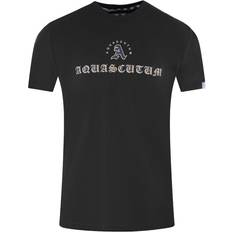 Aquascutum Script Logo Black T-Shirt