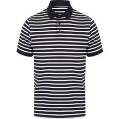 Multicoloured Polo Shirts Striped Jersey Polo Shirt Navy