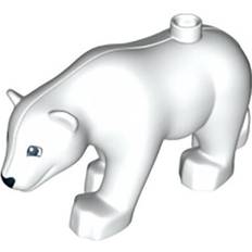 LEGO DUPLO Animal White Adult Polar Bear Minifigure from 10975