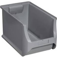 Kaiserkraft Allit 456275 Workshop Storage bin ProfiPlus Box RE 4H Stackable L x W x H 355 x 205 x 200 mm Grey 1 pcs