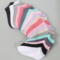 Shein Women Socks Shein Pairs Womens Multicolor Summer Low Cut Socks Shallow Mouth Short Socks