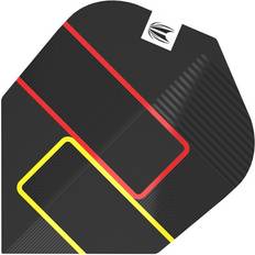 Darts Unisex Gabriel Clemens 80% Pro Ultra Dart-flygningar, svart, gul och röd, nr.6