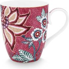 PiP Studio Tasse Flower Festival Dunkelrosa