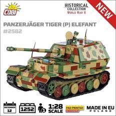 Cobi Historical Collection 2582 Panzerjäger Tiger P Elefant, 1252 Klemmbausteine