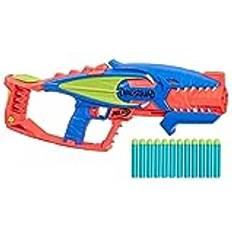 Nerf DinoSquad Terrodak, 12 Elite Darts, Dinosaur Design, 4 Dart Toy Foam Blaster for Kids Outdoor Games