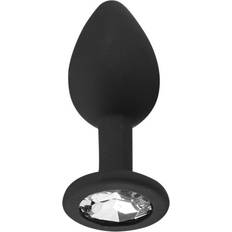 Sexleksaker Sinful Jewel Silikon Analplugg Small Black Black