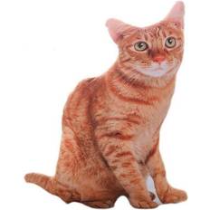 Orange 50CM 3DSimulation Cat Pillow Doll Cushion Plush Toy