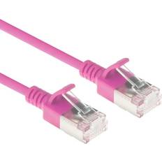 Kabler ACT Pink 10 Meter LSZH U/FTP CAT6A Datacenter Cable