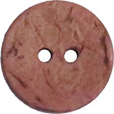 Pink Knapper Villy Jensen Knapp 2 hull kokos rosa, 20mm