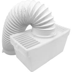 White Goods Accessories Spares2Go Condenser Vent Box & Hose Kit for Hotpoint Vented Tumble Dryers 1.5m 4" Diameter