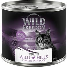 Husdjur Wild Freedom 6 x 200 g Adult Sterilised Märkäruoka