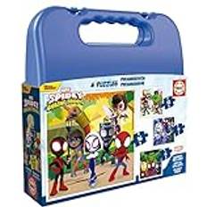 Educa Set 4 pussel Spidey & His Amazing Friends 43 Delar