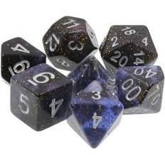 Foam Brain Games Clear Night Sky RPG Dice Set